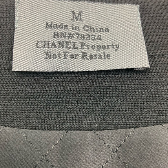 CHANEL Black Uniform Top. Size Med. - Picture 5 of 7